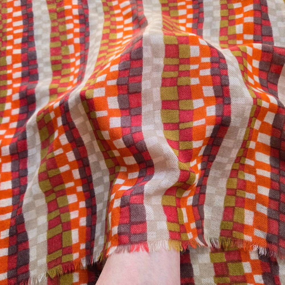 100% Wool Scarf Shawl Scandanavian Design Khadi and Co Denmark - Picture 7 of 12
